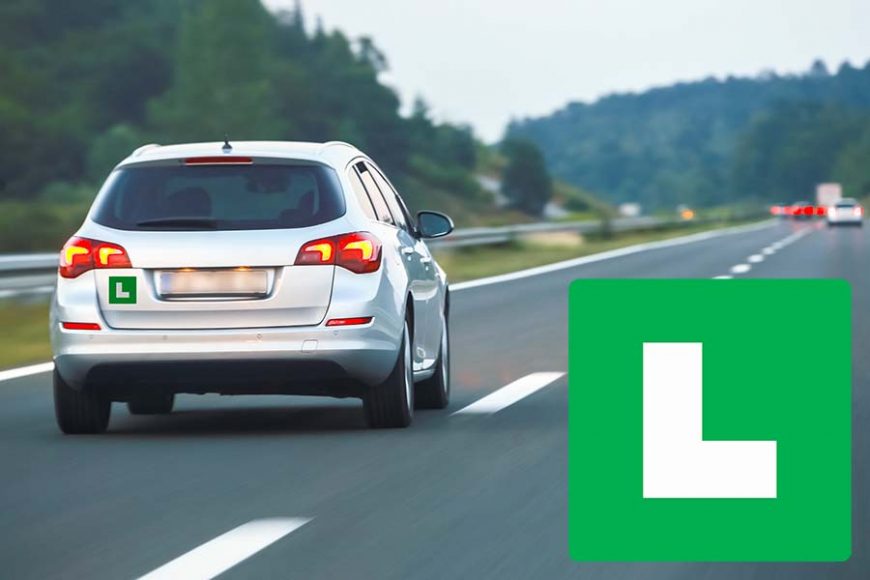 Magnetna L nalepka za voznike začetnike – NAKUP